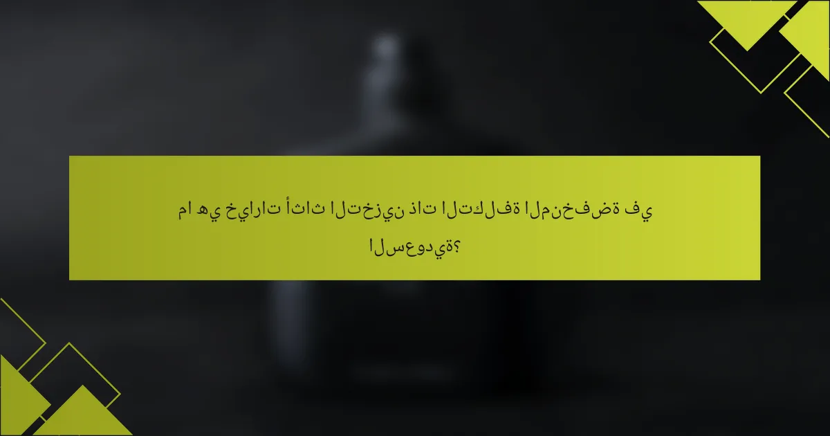 ما هي خيارات أثاث التخزين ذات التكلفة المنخفضة في السعودية؟